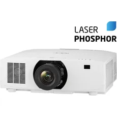 NEC PV710UL-W Installation Projector WUXGA 7100Lm Laser Light Source white cabinet incl. NP13ZL lens (WUXGA, 7100 lm), Beamer, Weiss