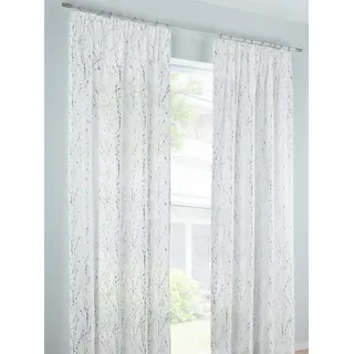 heine home Gardine, (1 St.), silberfarben