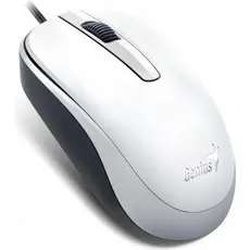 Genius KYE 31010105107 Genius optical mouse with cable DX-120, White (Kabelgebunden), Maus, Weiss
