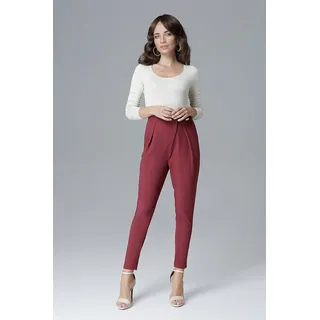 Lenitif Elegante Hosen für Frauen Asse L018 rot S - Weiß