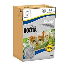 12x190g Kitten Tetra Recart Bozita Feline Hrană umedă pisici