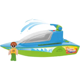 Spielzeug-Boot LENA "Boazz Sportboot", bunt, Spielzeugfahrzeuge, KinderB:15cm H:14cm T:36cm, Kunststoff, Spielzeug-Boot, inklusive Spielfigur; Made in Europe, B:15cm H:14cm T:36cm
