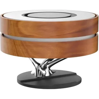 Masdio Horizon Nachttischlampe 10W Ladegerät Uhr Lampe mit AMPULLA kabelloser Ladefunktion und Wecker