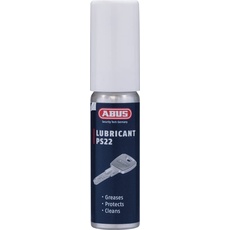 ABUS Pflegespray PS22 - fettfreier Schmierstoff für Türzylinder, Autoschlösser, Werkzeuge - gegen Verschleiß und Quitschen - 13 ml Blau