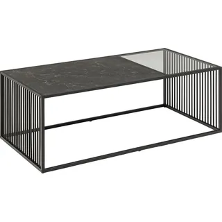 Smuk Couchtisch 120 cm Violet Marmor Schwarz - Schwarz