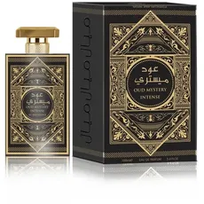 AL WATANIAH Oud Mystery Intense - Luxus-Unisexparfüm, Eau de Parfum 100ml, holzig und rätselhaft im Duft