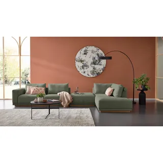 Musterring Wohnlandschaft Polyester 3-Sitzer Grün