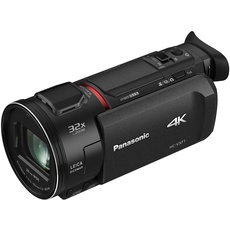 Panasonic HC-VXF1 4K Ultra HD-Kamera (große MOS-Matrix, Leica Dicomar Objektiv, 25mm Weitwinkel, Optischer Zoom 24x, EVF-Visierer, HYBRID I.O.S.+), schwarz