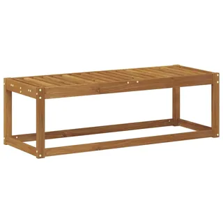 vidaXL Outdoor Hocker Bank Natur 115 x 43 x 37 cm Massivholz Akazie - Braun