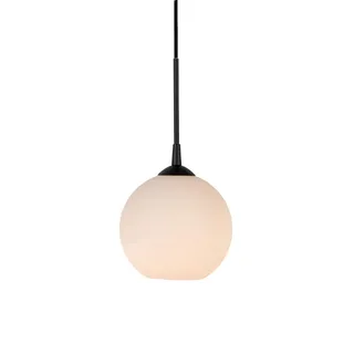 Belid Hängeleuchte , Opal, Schwarz , Metall, Glas , rund , 18.8 cm , Ce , Lampen & Leuchten, Leuchtenserien