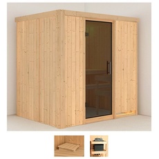 Bild von Sauna »Bedine«, (Set), ohne Ofen beige