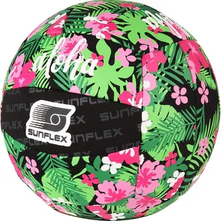Sunflex Neopren Zubehör Beach und Funball Tropical Flower Größe 3 | Volleyball weich und leicht für den Strand und das Wasser | extrem robust und für Jede Altersgruppe...