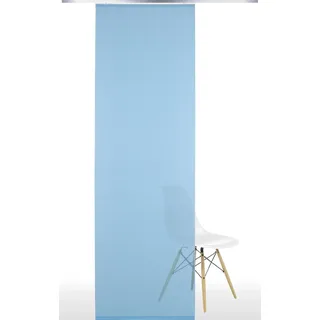 LIEDECO Schiebegardine Klettband 60 x 245 cm Blau 1 Stk.