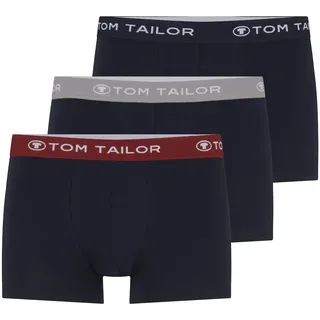 Tom Tailor Herren Hip-Pants im Dreierpack, blau, Uni Gr. L/6