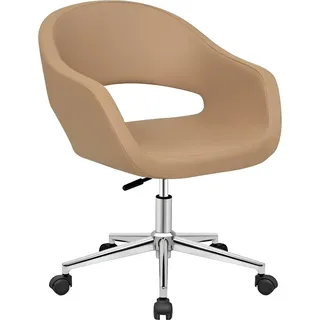 Hochwertiger moderner Bürostuhl Gaming Stuhl Beige Bürostuhl Drehstuhl Neu - Beige