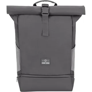 Johnny Urban Rucksack Herren & Damen Grau - Allen Large - Rolltop Backpack Groß für Fahrrad, Arbeit, Uni - Laptop Tagesrucksack mit Schuhfach - Wasserabweisend