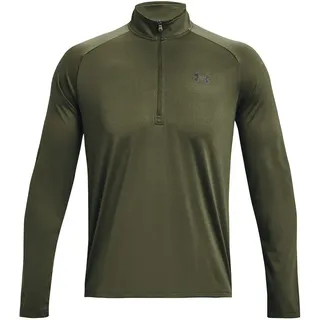 Under Armour UA Tech 2.0 Langarmshirt, mit Zip, marine od green, / Black - XL