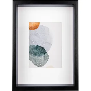 walther design Bilderrahmen Shape 3D FSC-Holzrahmen 21x29,7cm, schwarz, HNX130B