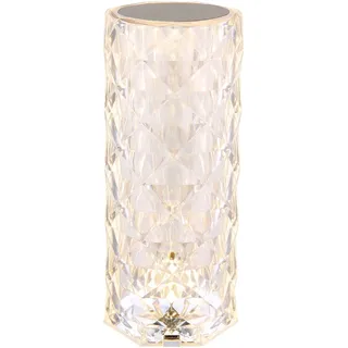 Tischlampe kabellos mit Akku Touch Dimmer Kristall Tischleuchte Dimmbar 28071