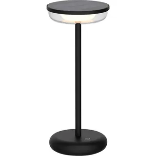 enovalite Außenleuchte Aluminium/Edelstahl 27,0 cm Akku/Solar dimmbar schwarz
