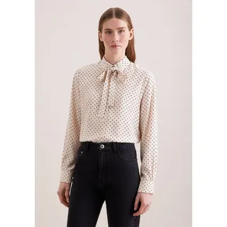 Seidensticker Schluppenbluse 1/1 Druck, weiß