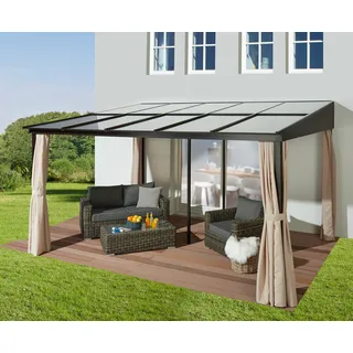 Konifera Hawaii 4 x 3 m inkl. Seitenteile Braun