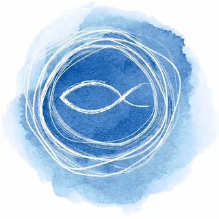 Servietten Kommunion Konfirmation Taufe - Ichthys - Fische - 20 Stück"