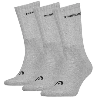 Head Socken 3er Pack Grau 35-38