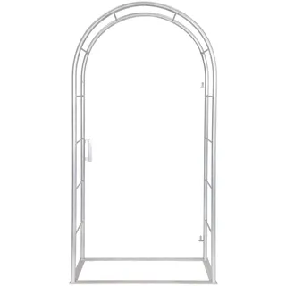 Alberts 554132 Rosenbogen Baccara | ausziehbar | Stahl roh, feuerverzinkt | 34 x 1090 x 2160 mm