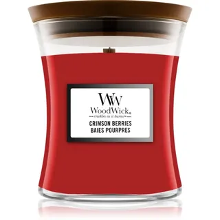 Woodwick Crimson Berries Duftkerze 85 g rot