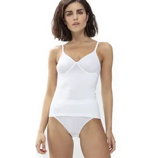 BH-Hemd MEY "Emotion", Damen, Gr. 40, N-Gr, weiß, Feinripp, Obermaterial: 50% Viskose, 46% Polyamid, 4% Elasthan, unifarben, figurbetont, BHs BH-Hemd, ohne Bügel und auftragende Seitennähte, elastisch