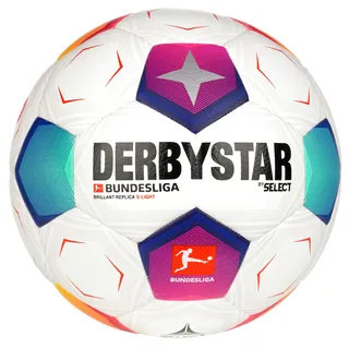derbystar Bundesliga Brillant S-Light 290g Leicht-Fußball 2023/24 weiß 3