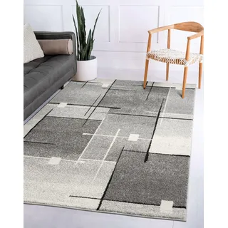 The CarPET Pearl Kurzflorteppich 240 x 330 cm Grau/Beige