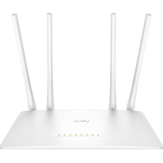 Cudy WR1200 wireless router Fast Ethernet Dual-band ( / ) White, Router, Weiss