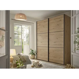 STAUD Schwebetürenschrank Includo 188 x 222 x 68 cm Braun