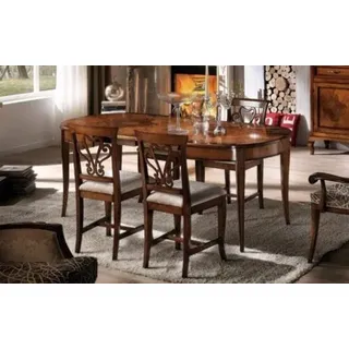 Esszimmer Esstisch + 4 Stuhle Set 5tlg. JVmoebel - Braun