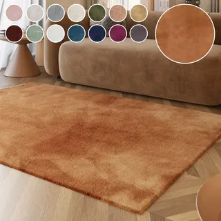 Esprit Alice Fellteppich 40 x 60 cm Orange/Rot