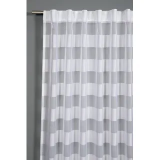Sehlbach Schal Streifen Schlaufen 140 x 245 cm Weiß 1 St.
