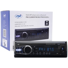 Bild Radio MP3 Player Auto PNI Clementine Bus LKW 8524BT 4x45w, RDS, 12V / 24V 1 DIN cu SD, USB, AUX, RCA SI Bluetooth 24 Volt