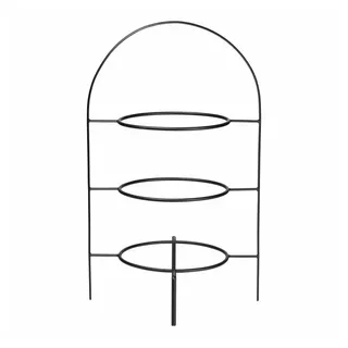 Asa Selection ASA Etagere 3-stufig für Essteller, schwarz