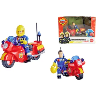 Simba Sam Feuerwehr Motorrad mit Figur