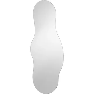 Wandspiegel SALESFEVER, transparent (klarglas), B:50cm H:110cm T:0,5cm, MDF, Spiegelglas, Spiegel, Wandspiegel, wellenförmig, organische Form