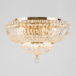 Maytoni Kronleuchter Royal Classic, Gold, Metall, rund,rund, 32 cm Ce gleichmäßige Lichtverteilung, Lampen / Leuchten, Innenbeleuchtung, Hängelampen