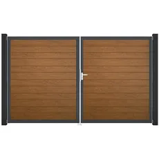 Bild von Basicline schmal Golden Oak Rahmen 306 cm x 180 cm DIN Rechts