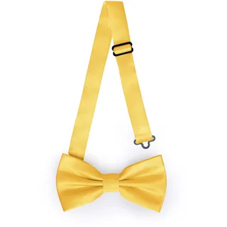 Ladeheid Elegante Herren Fliege - Hochwertig, Matt, Verstellbar, Perfekt für Hochzeit, Party, Büro. Ideal für Männer, Frauen, Teenager BMM (12cm x 6cm, Honig)