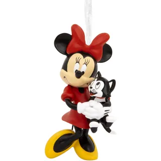 Hallmark Minnie Maus und Figaro Ornament, Disney Baumschmuck, Disney Hängende Ornament, Weihnachten Hängende Ornament, Geschenke für Weihnachten