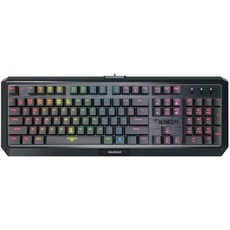 GAMDIAS Hermes P3 RGB Gaming Tastatur Low Profile Mechanischer Schalter mit blauem Schalter, N-Key-Rollover (Hermes P3)