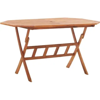 vidaXL Gartentisch 135 x 85 x 75 cm Braun