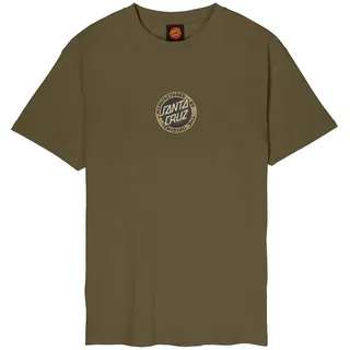 Santa Cruz Carved Mfg Front Kurzarm-t-shirt - Uniform Green - L
