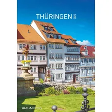 Bild Thüringen 2025 Bild-Kalender 23,7x34 cm - Regional-Kalender - Wandkalender mit Platz für Notizen - Alpha Edition